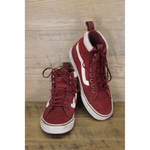 Vans Filmore‎ Vansguard Hi Top Sneakers Women's 8 Suede Sherpa Collar Casual